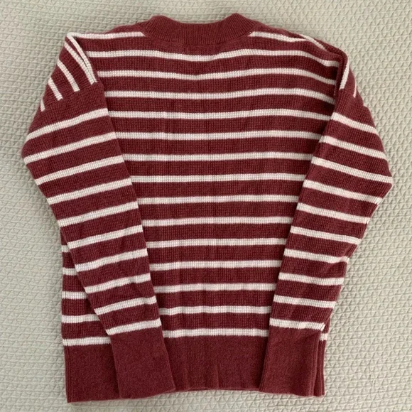 Madewell Cashmere Striped Sweater - Picture 3 of 3